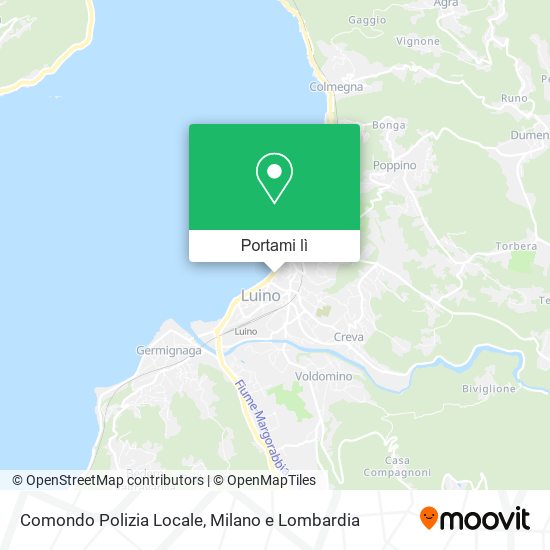 Mappa Comondo Polizia Locale