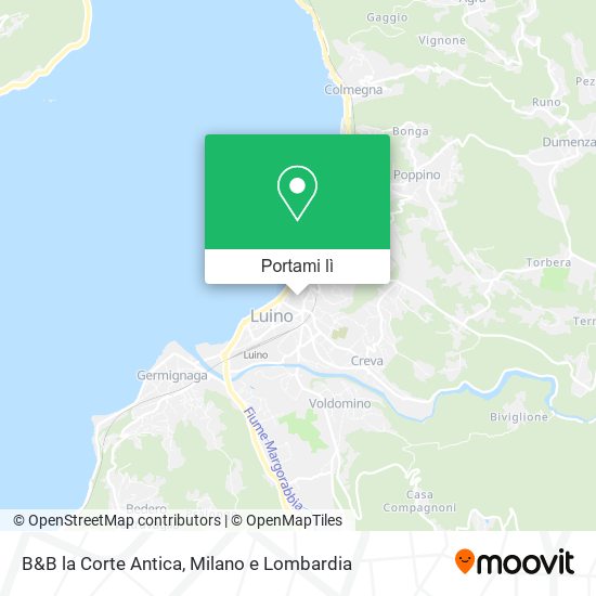 Mappa B&B la Corte Antica