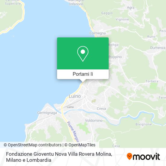 Mappa Fondazione Gioventu Nova Villa Rovera Molina