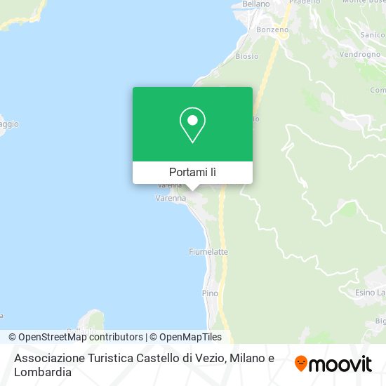 Mappa Associazione Turistica Castello di Vezio