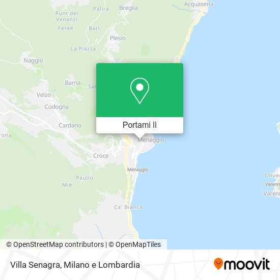 Mappa Villa Senagra