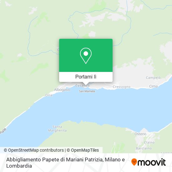 Mappa Abbigliamento Papete di Mariani Patrizia