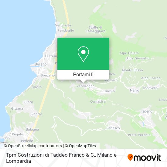 Mappa Tpm Costruzioni di Taddeo Franco & C.