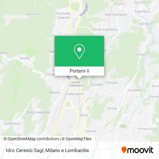 Mappa Idro Ceresio Sagl