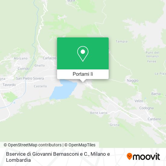 Mappa Bservice di Giovanni Bernasconi e C.