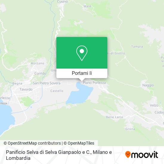 Mappa Panificio Selva di Selva Gianpaolo e C.