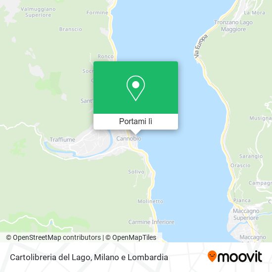 Mappa Cartolibreria del Lago