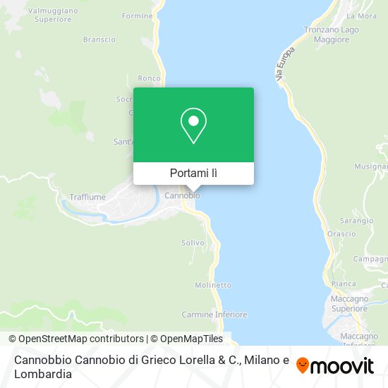 Mappa Cannobbio Cannobio di Grieco Lorella & C.