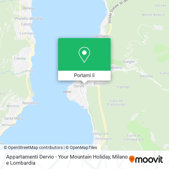 Mappa Appartamenti Dervio - Your Mountain Holiday