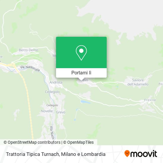 Mappa Trattoria Tipica Turnach