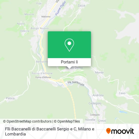 Mappa Flli Baccanelli di Baccanelli Sergio e C