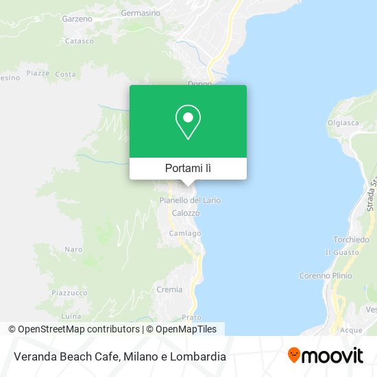 Mappa Veranda Beach Cafe