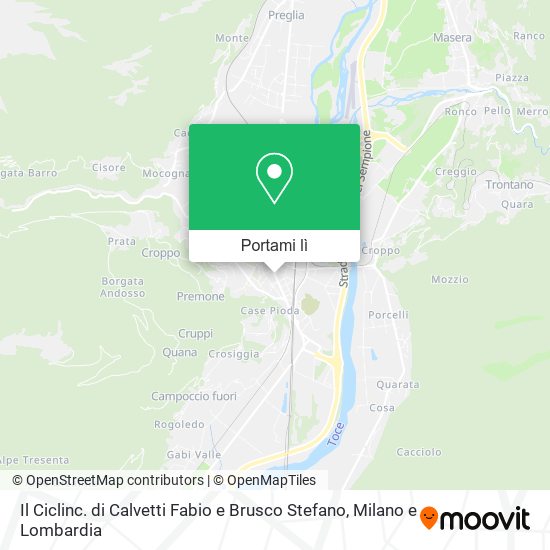 Mappa Il Ciclinc. di Calvetti Fabio e Brusco Stefano