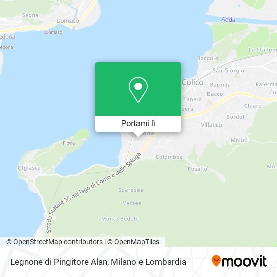 Mappa Legnone di Pingitore Alan