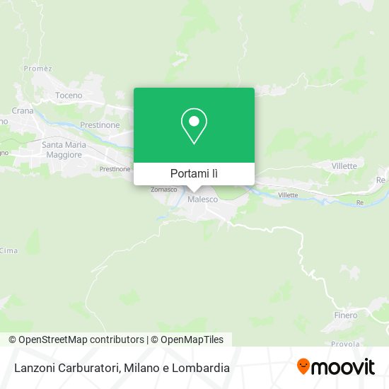 Mappa Lanzoni Carburatori