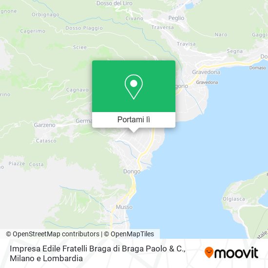 Mappa Impresa Edile Fratelli Braga di Braga Paolo & C.