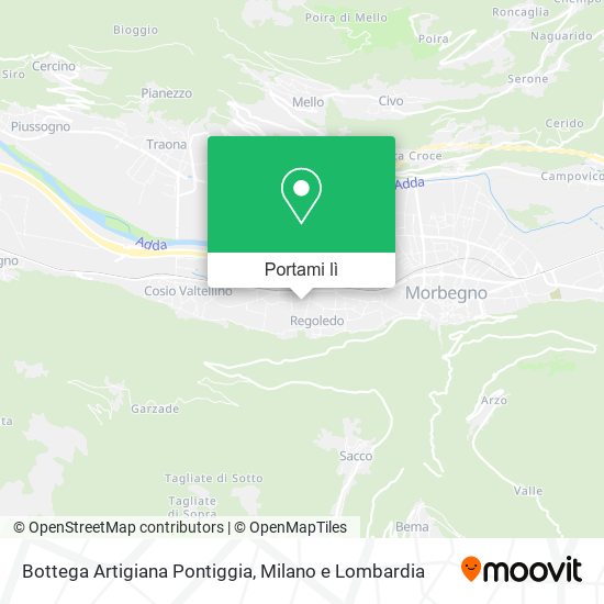 Mappa Bottega Artigiana Pontiggia