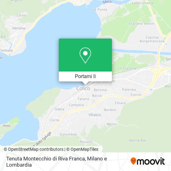 Mappa Tenuta Montecchio di Riva Franca