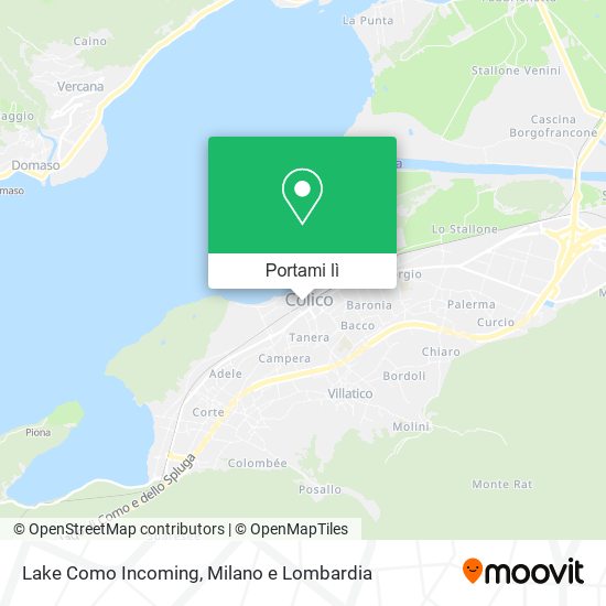 Mappa Lake Como Incoming