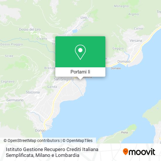 Mappa Istituto Gestione Recupero Crediti Italiana Semplificata