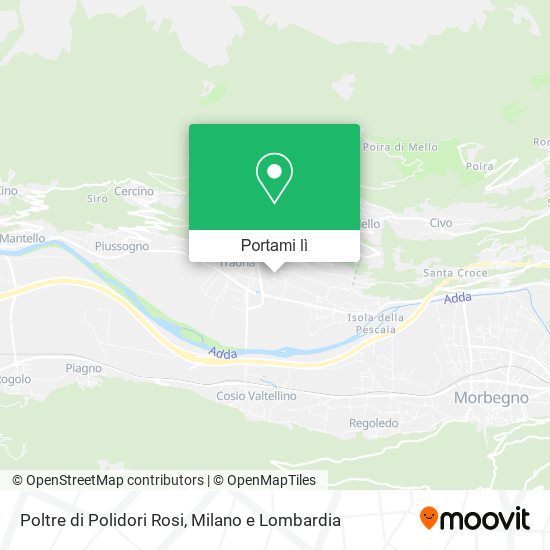 Mappa Poltre di Polidori Rosi