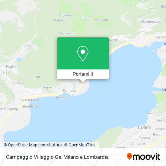 Mappa Campeggio Villaggio Ge