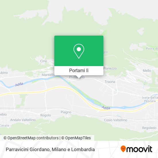 Mappa Parravicini Giordano