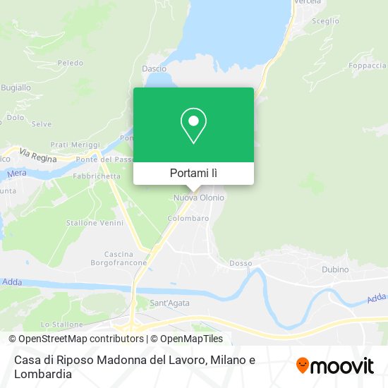 Mappa Casa di Riposo Madonna del Lavoro