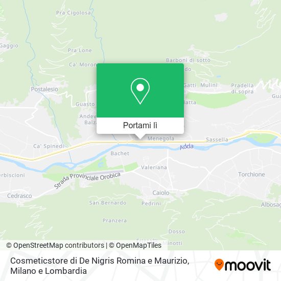 Mappa Cosmeticstore di De Nigris Romina e Maurizio