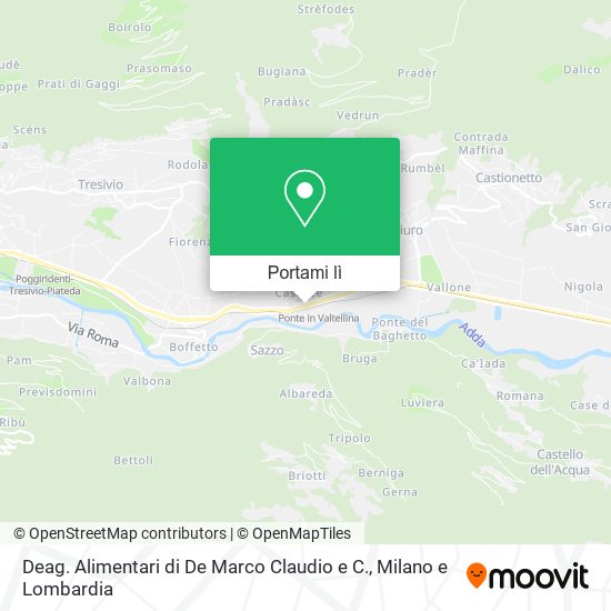 Mappa Deag. Alimentari di De Marco Claudio e C.