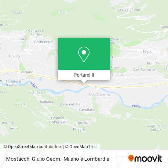 Mappa Mostacchi Giulio Geom.