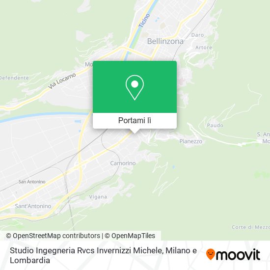 Mappa Studio Ingegneria Rvcs Invernizzi Michele