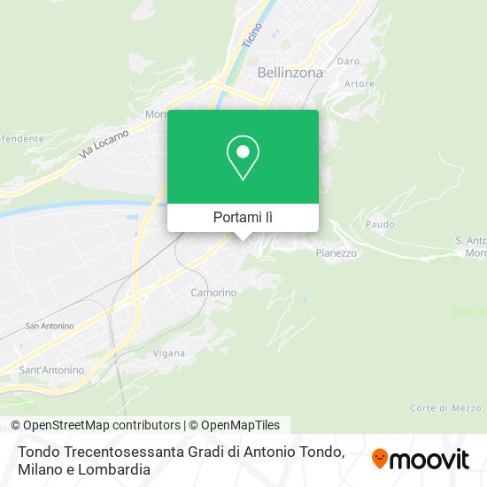 Mappa Tondo Trecentosessanta Gradi di Antonio Tondo