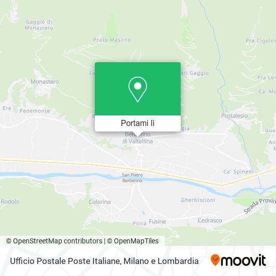 Mappa Ufficio Postale Poste Italiane