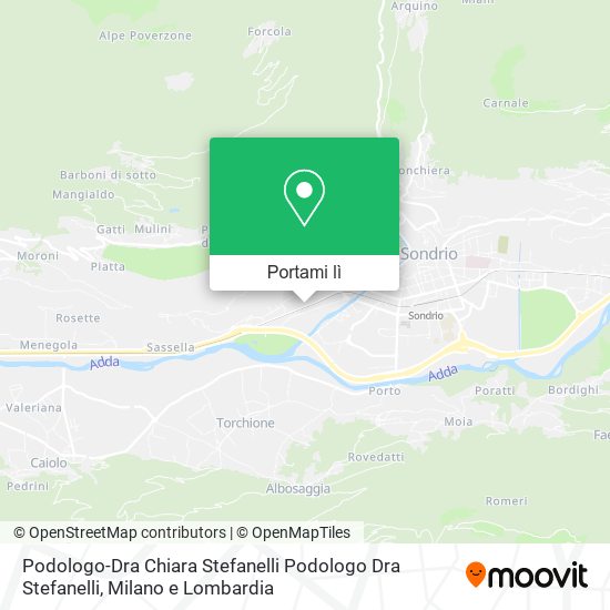 Mappa Podologo-Dra Chiara Stefanelli Podologo Dra Stefanelli