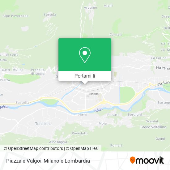 Mappa Piazzale Valgoi