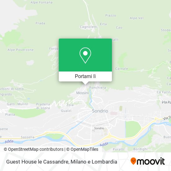 Mappa Guest House le Cassandre