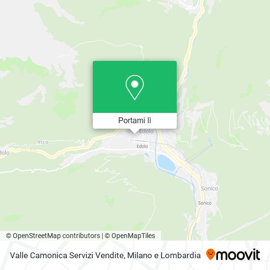 Mappa Valle Camonica Servizi Vendite