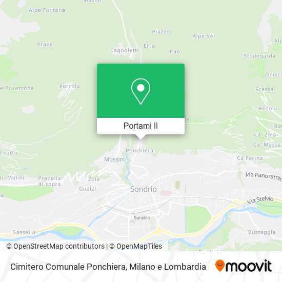 Mappa Cimitero Comunale Ponchiera