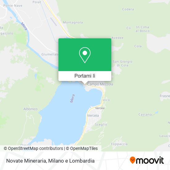 Mappa Novate Mineraria