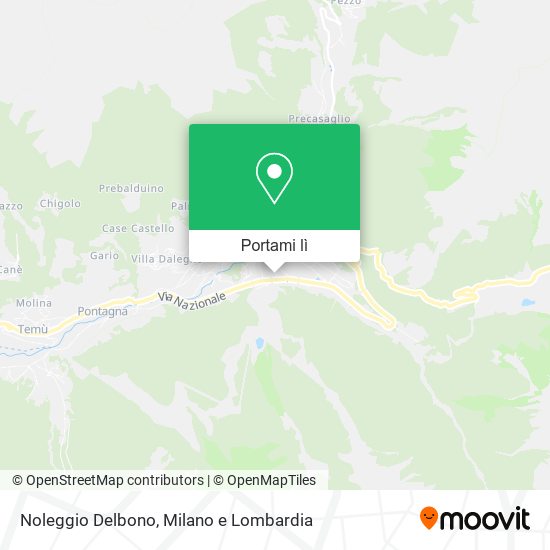 Mappa Noleggio Delbono