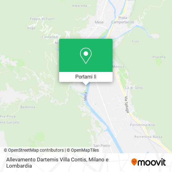 Mappa Allevamento Dartemis Villa Contis