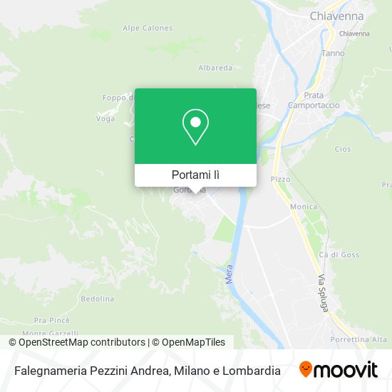 Mappa Falegnameria Pezzini Andrea