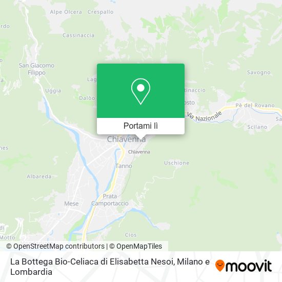 Mappa La Bottega Bio-Celiaca di Elisabetta Nesoi