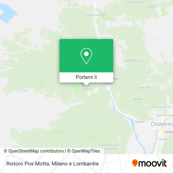 Mappa Ristoro Pos Motta