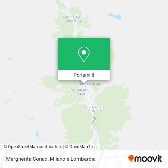 Mappa Margherita Conad