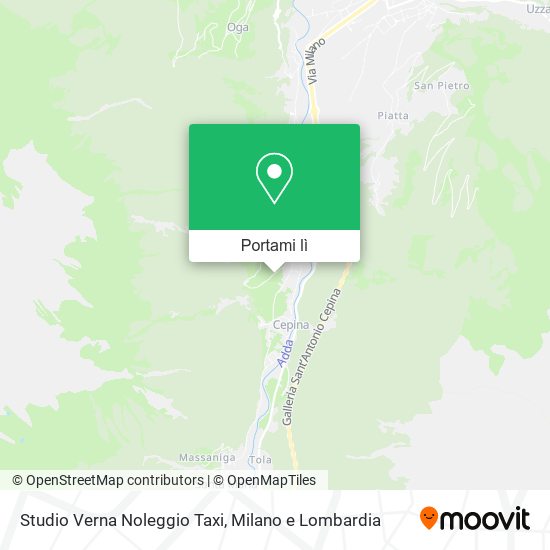 Mappa Studio Verna Noleggio Taxi