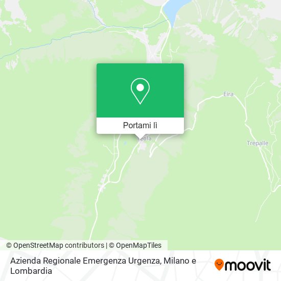 Mappa Azienda Regionale Emergenza Urgenza