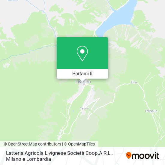 Mappa Latteria Agricola Livignese Società Coop.A R.L.