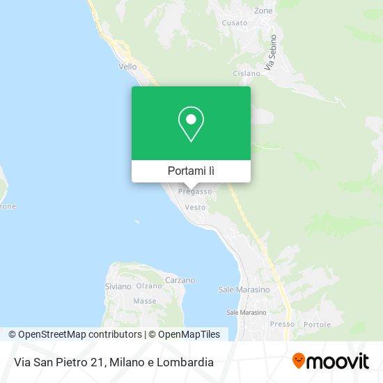 Mappa Via San Pietro  21